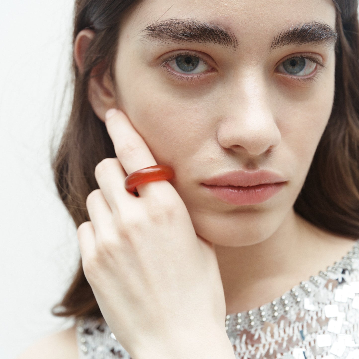 El anillo: ágata roja