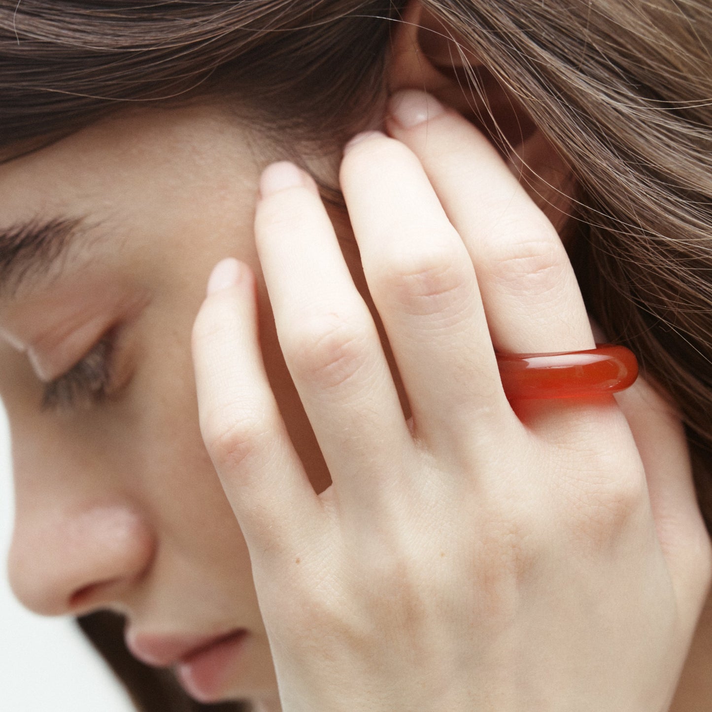 El anillo: ágata roja