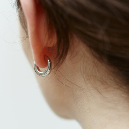 Aros pequeños de plata