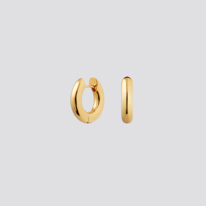 Aros pequeños de oro