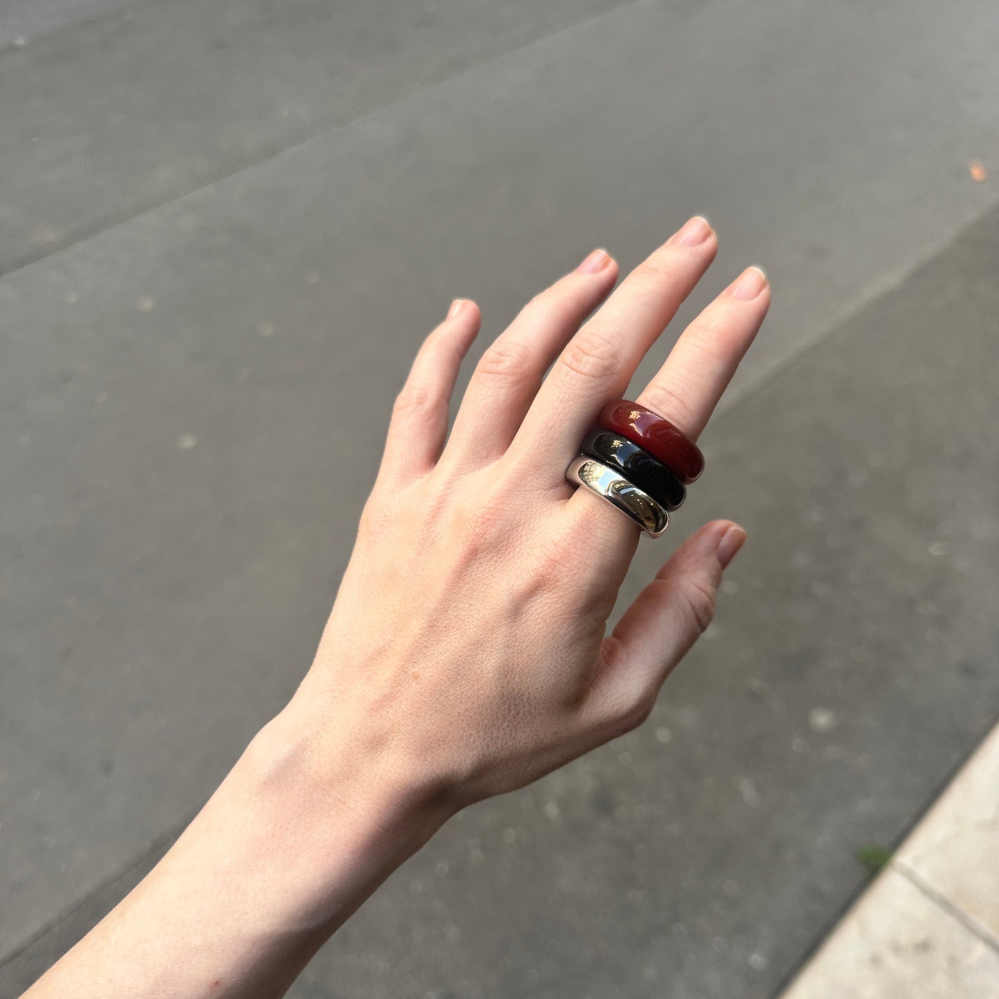 El anillo: ágata roja